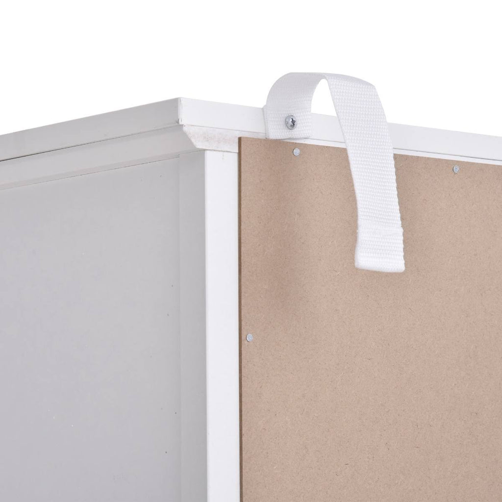 White Storage Cabinet Bookcase with Adjustable Shelves G755166