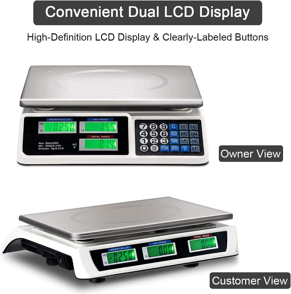 66 LB Digital Scale Pack of 2 W640269