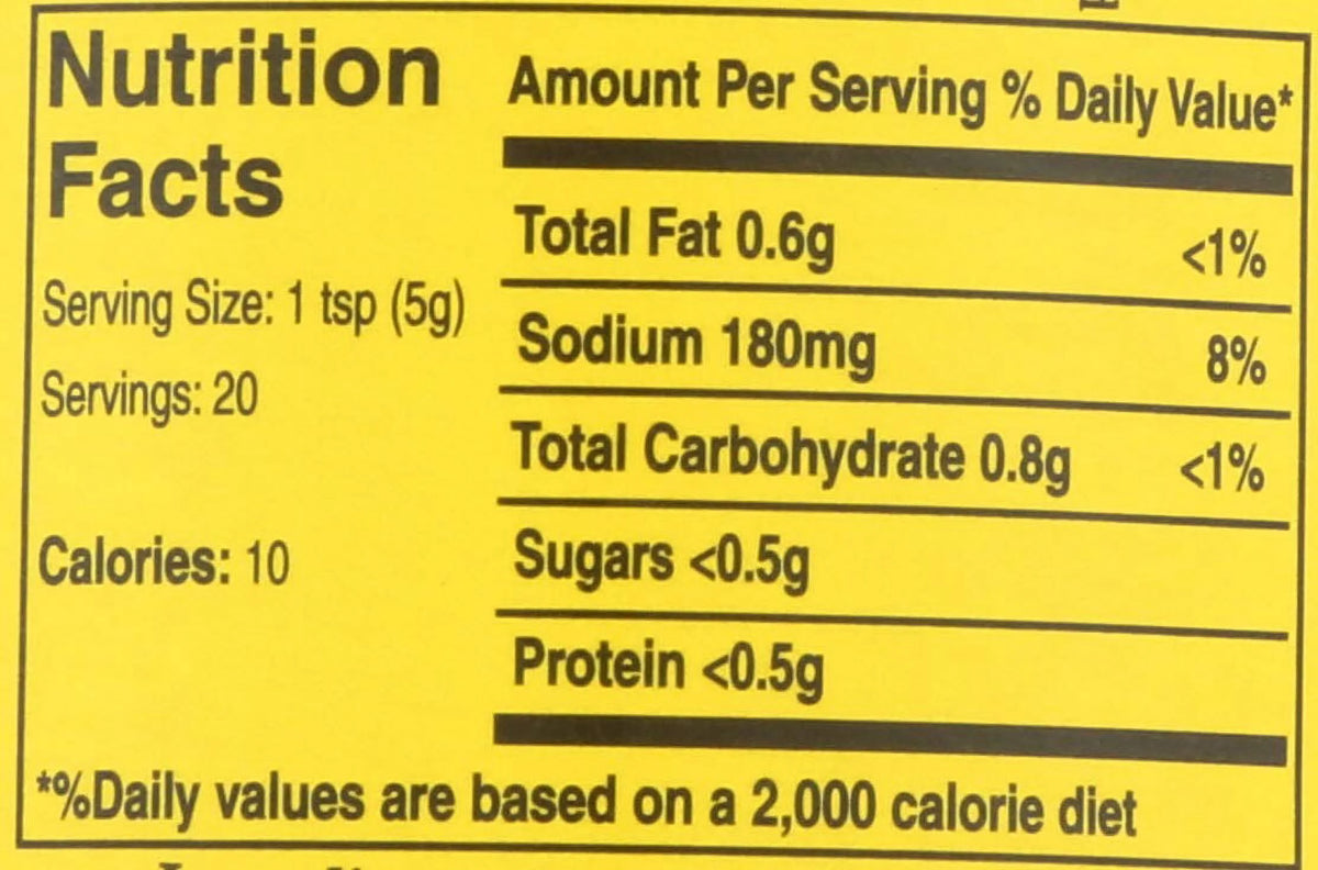 Mustard, 3.5-Ounce Glass Jar, Pack of 8 A115870