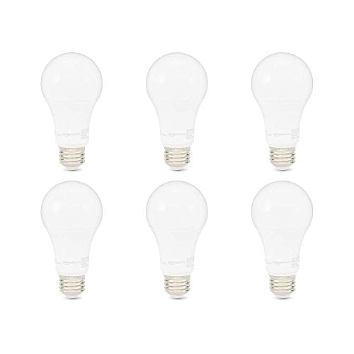 A19 LED Light Bulbs 60 Watt Equivalent 9W E26 Soft White 2700K Dimmable 6-Pack X59459