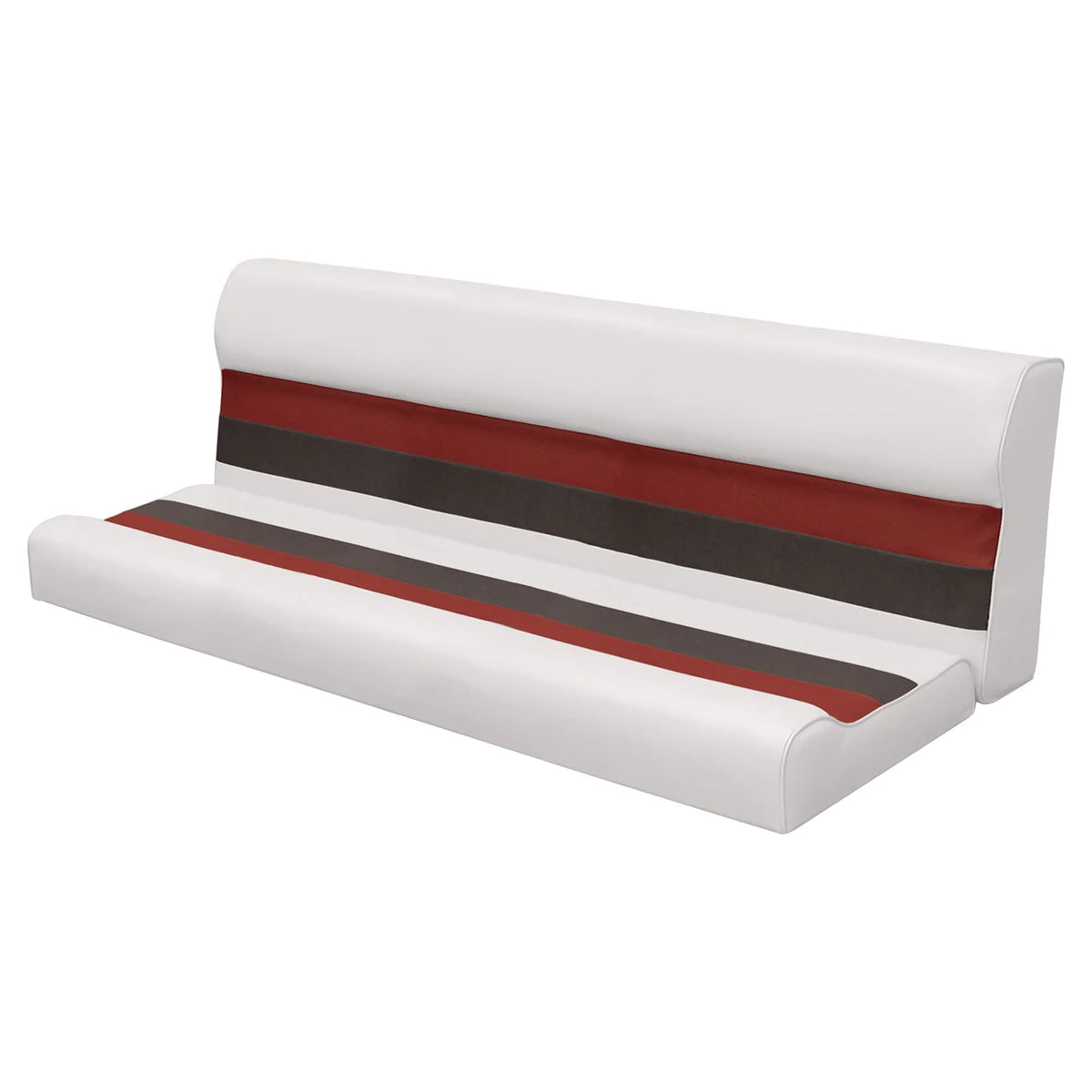 White Navy Blue Boat Bench Seat and Backrest Cushion Set U10679
