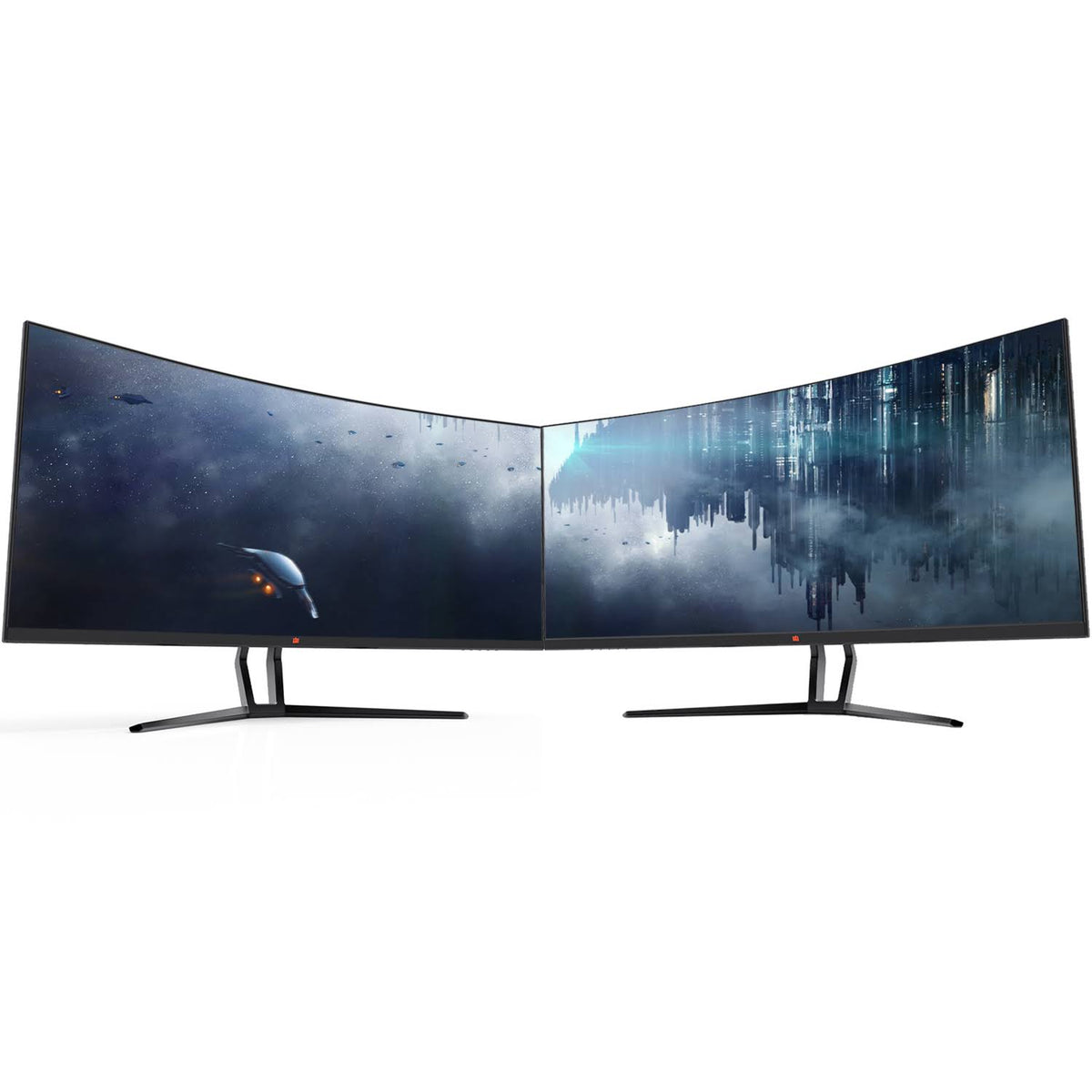 35x22 Curved UltraWide LED Gaming Monitor, 3440x1440 21:9 100Hz (2-Pack) C270698