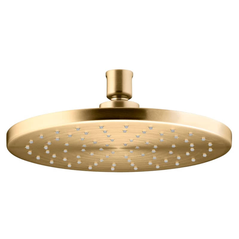 Moderne Brushed Gold Round Rainhead I128555