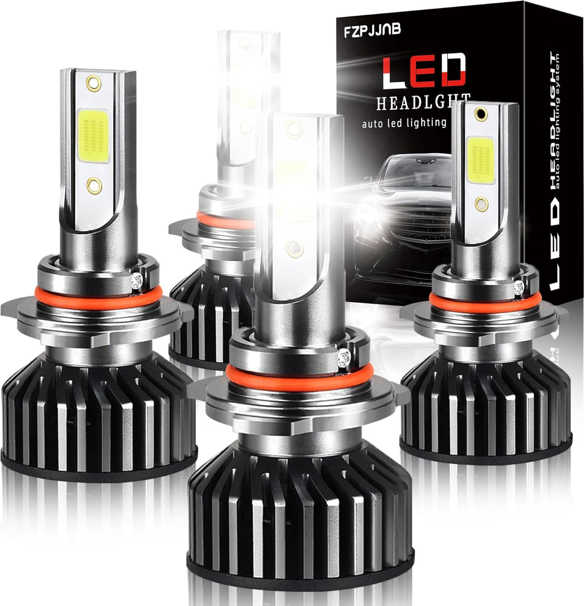 LED Headlight Bulbs, Pack of 6 I58537