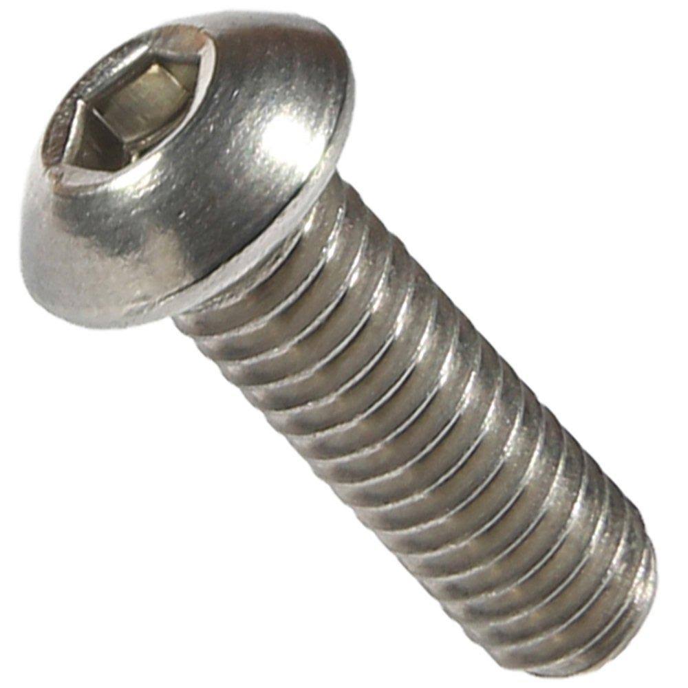Button Head Socket Cap Screws 18-8 Stainless Steel 5 count E2892