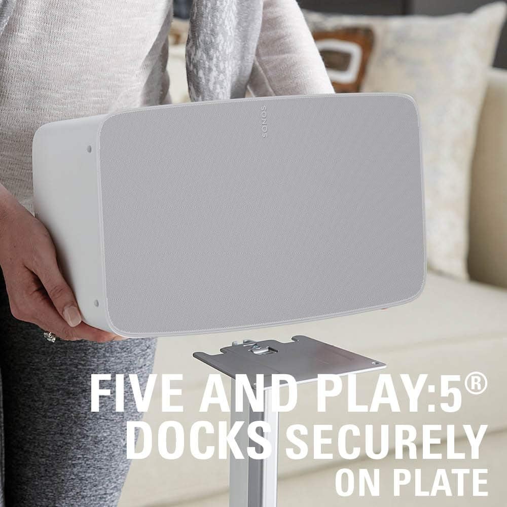 White Wireless Speaker Stand M890503