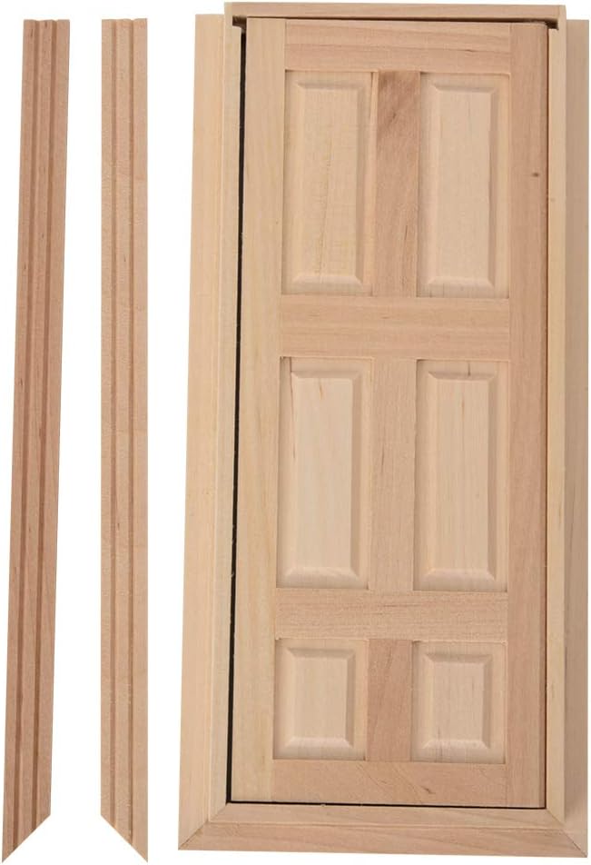 1:12 Doll House Mini Wooden Door Set Y74339