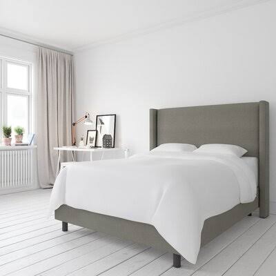 California King Gray Bed T347167