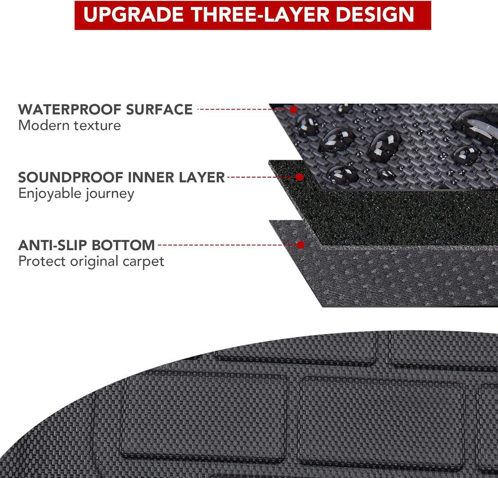 3D All-Weather Waterproof Floor Liners Set Z1099