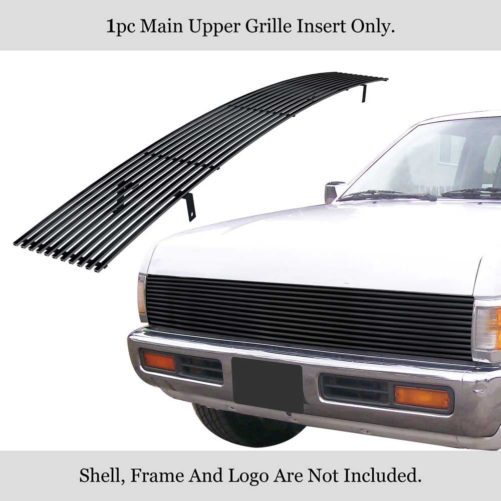 Black Stainless Steel 8x6 Horizontal Billet Grille A872