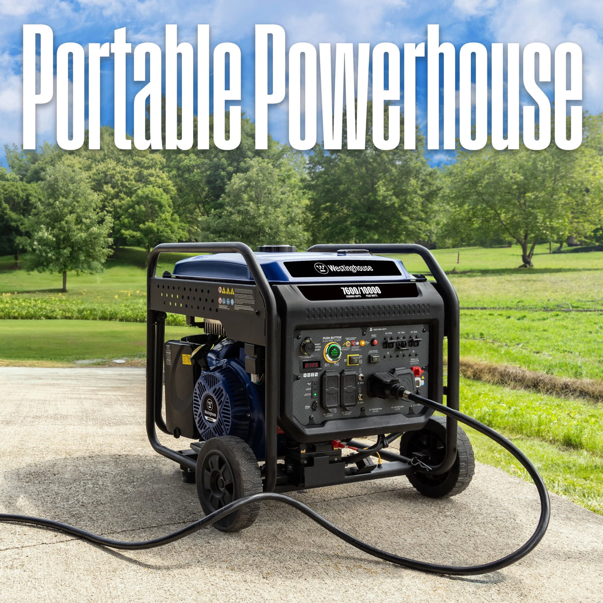 10,000 Peak Watt Portable Inverter Generator S22948