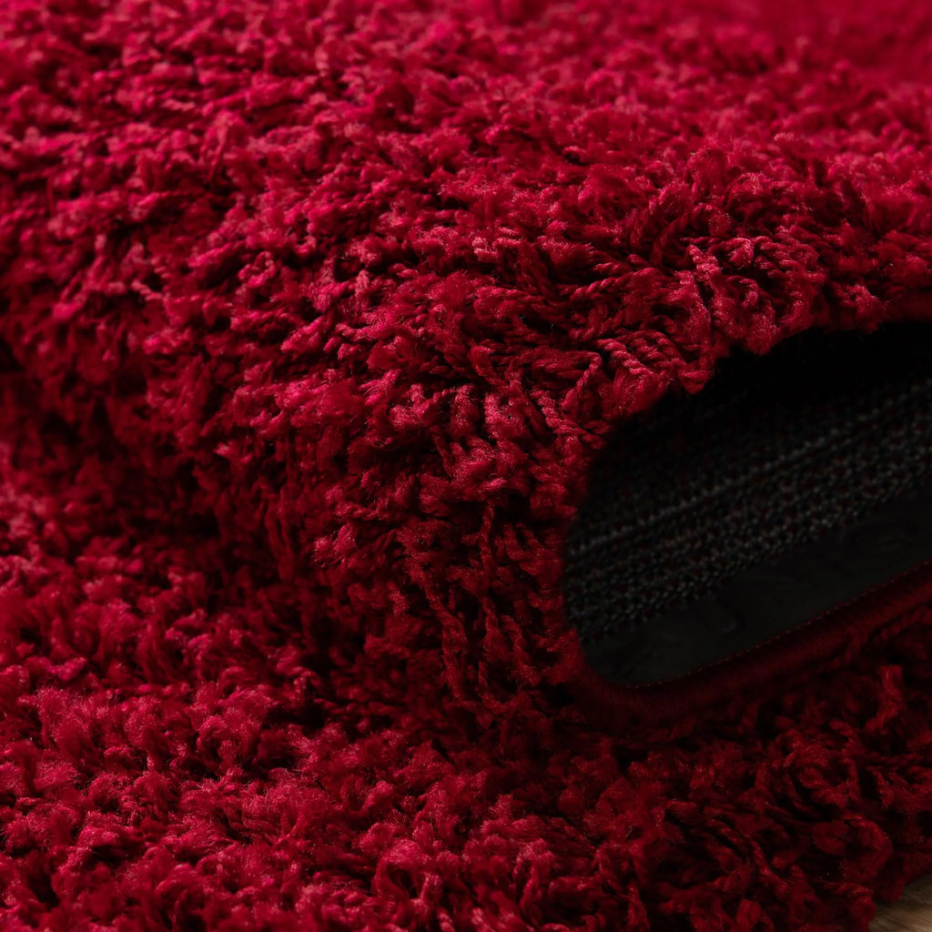 Cherry Red 5' x 8' Shag Rug H428539