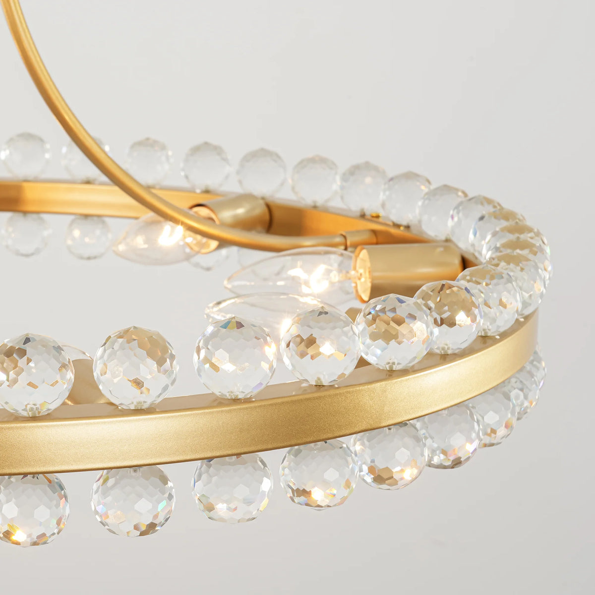 9-Light Dimmable Crystal Chandelier S874