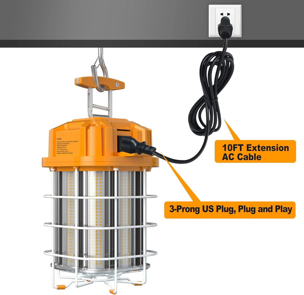 150W LED Portable Work Light with 10ft Cord U169060