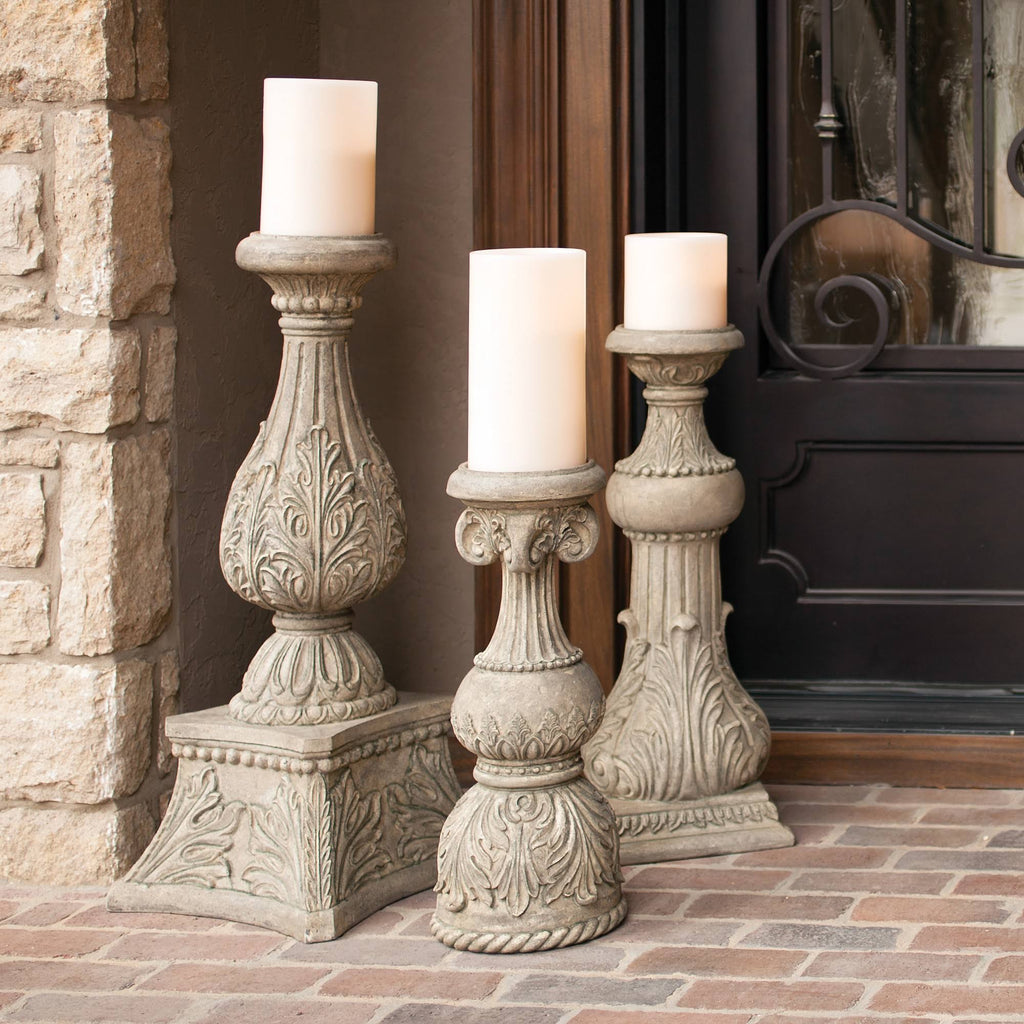 30in Floor Candlestick D5625