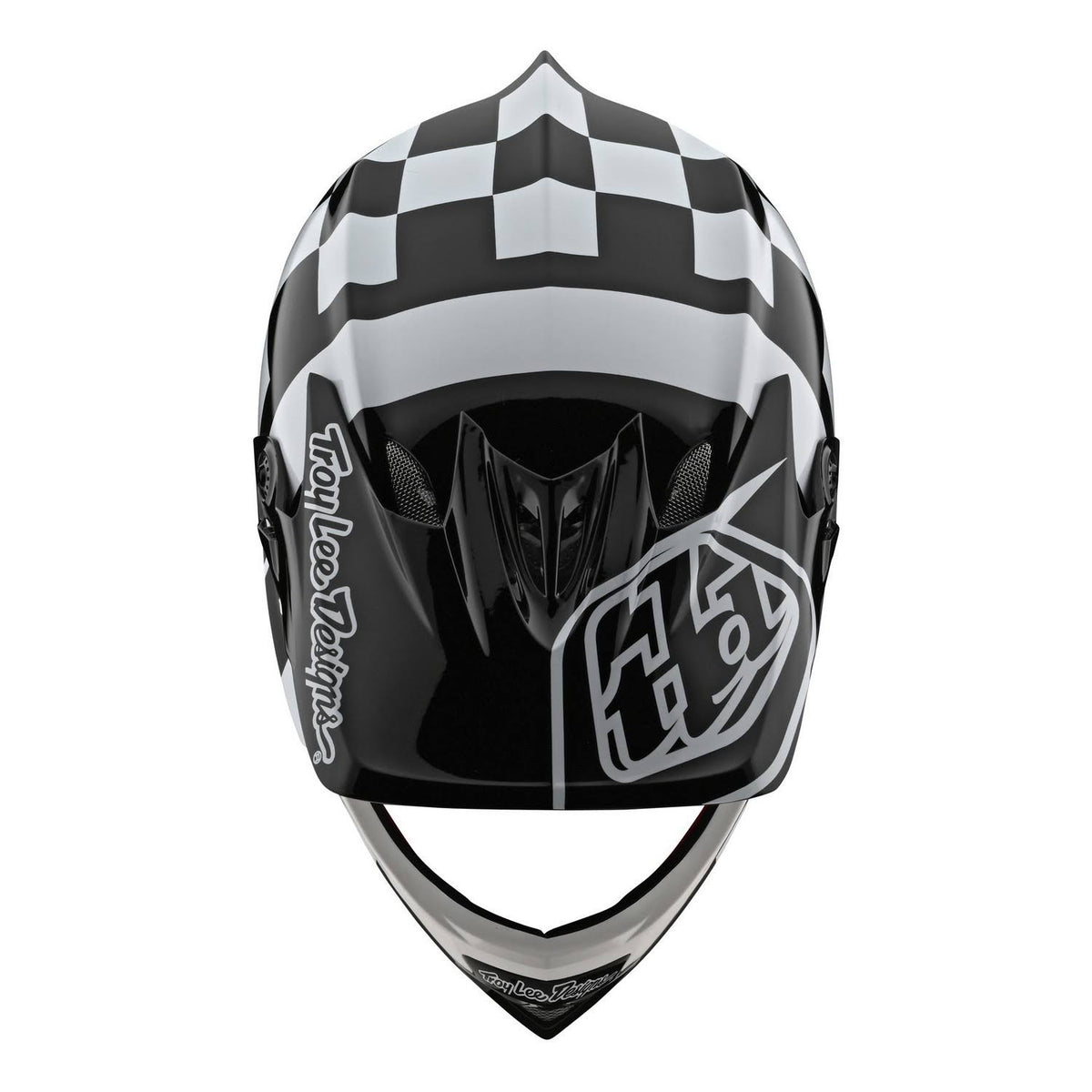 White-Black D3 Fiberlite Helmet - XL R659035