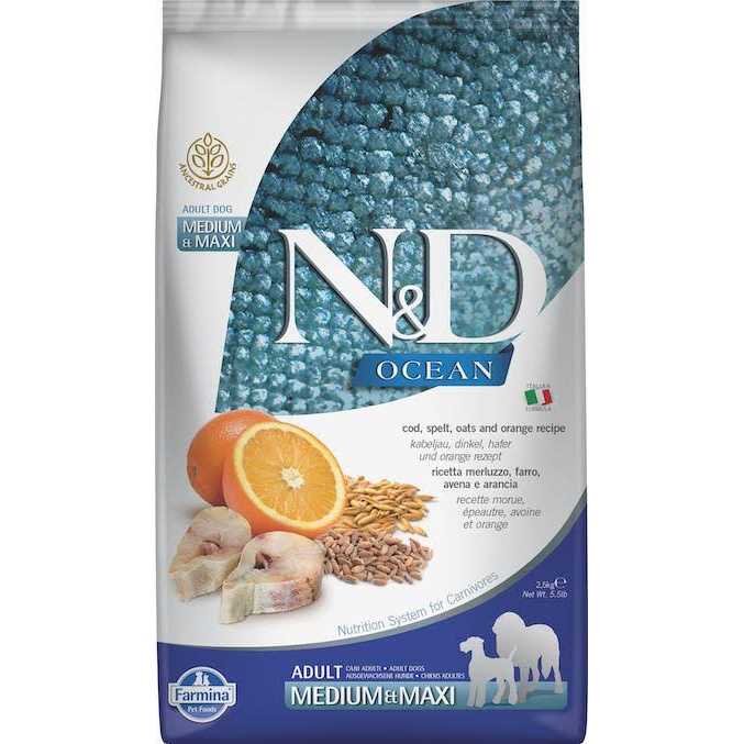 Cod & Orange Dry Dog Food Z3717