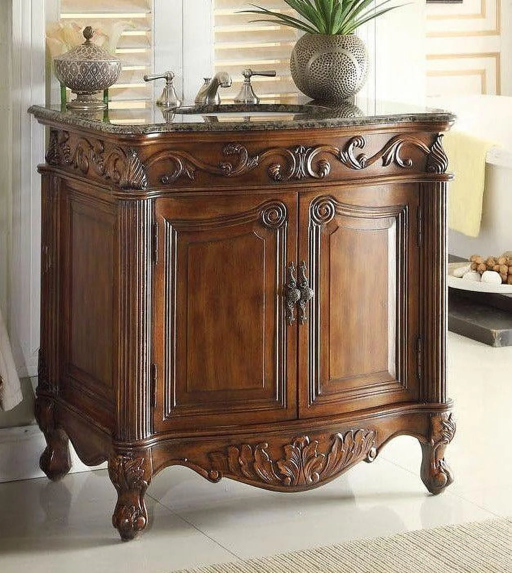 32" Brown Bathroom Vanity J34868