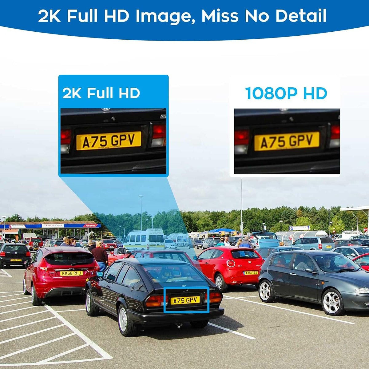 2K Wireless Security Camera with Night Vision (Pack of 2) O177973
