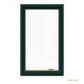 24.75 in. x 48.75 in. Green Painted Clad Wood Casement Window with Mesh Screen E537411