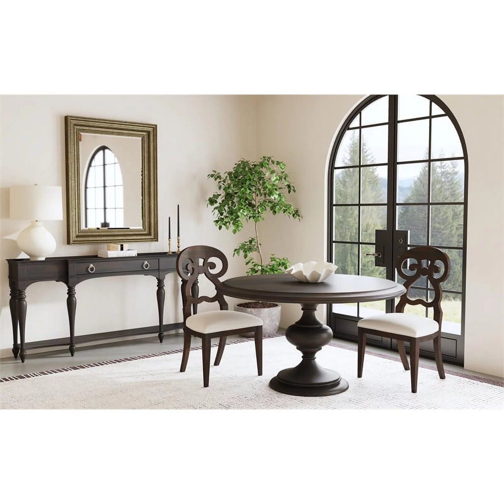 5-Piece Dining Table and 4 Side Chairs in Espresso S94691