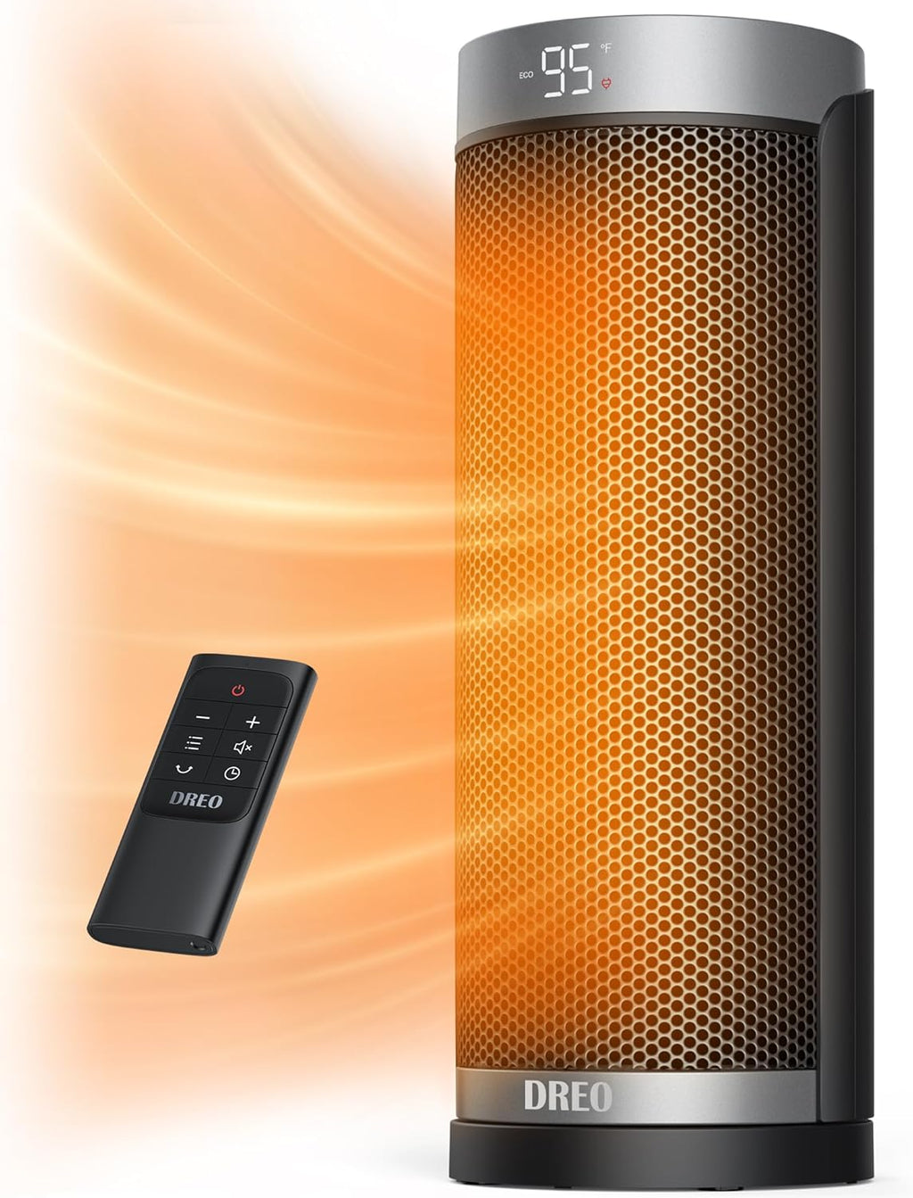 16 inch 1500W Oscillating Electric Space Heater with Remote W130565