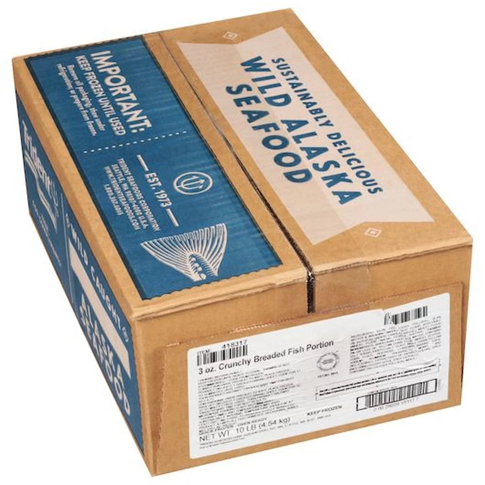 10 Pound 3 Ounce Whole Grain Breaded Pollock S505051