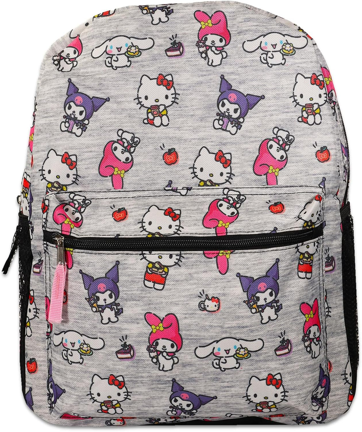 16" Hello Kitty Backpack with Front Pocket and Stickers V40296