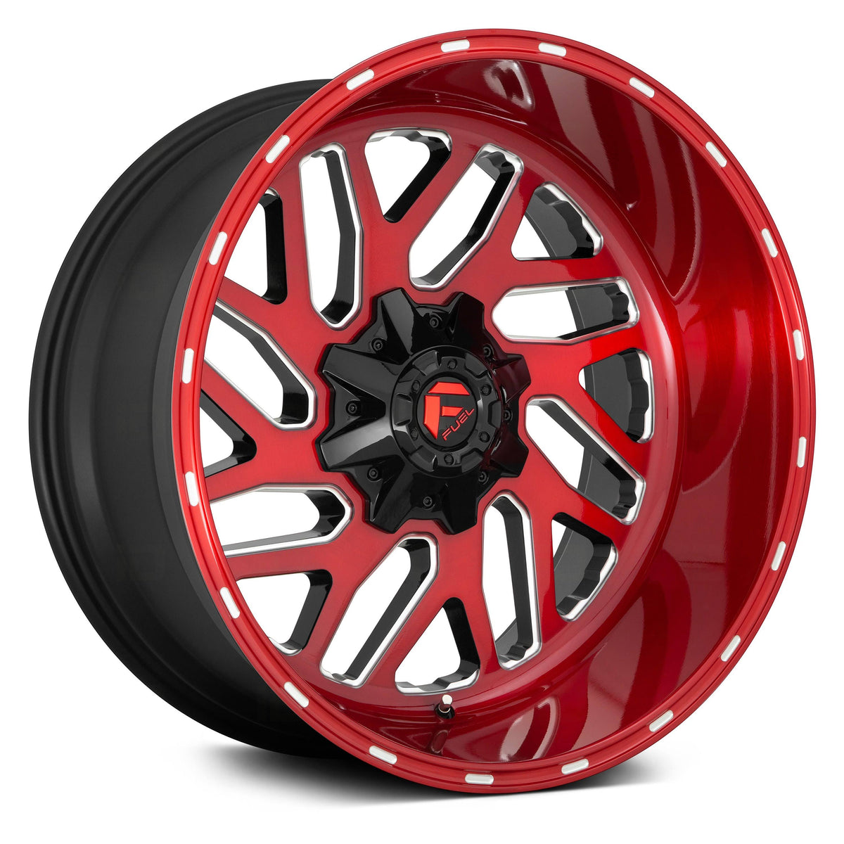 22x10 5X4.5/5.0 -18 Candy Red Milled Wheel G1529