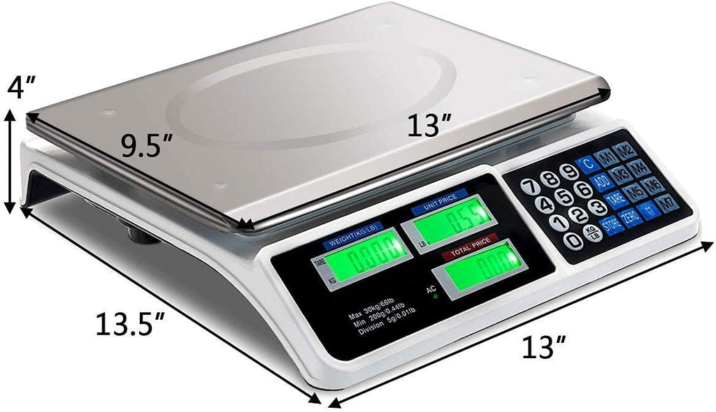 66 LB Digital Scale Pack of 2 W640269