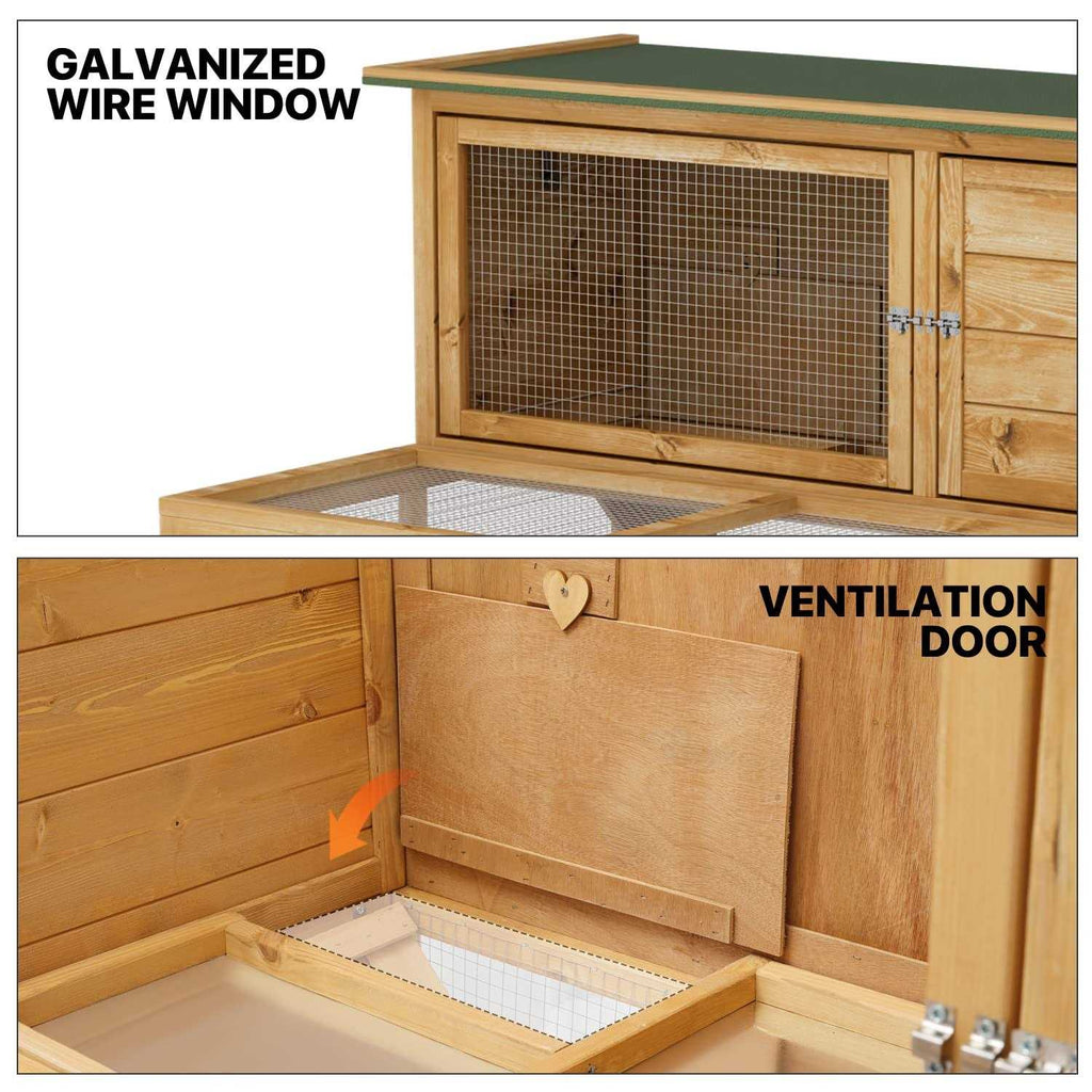 Outdoor Chicken Coop with 3 Access Areas I35725