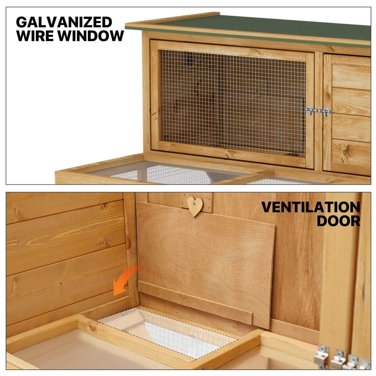 Outdoor Chicken Coop with 3 Access Areas I35725