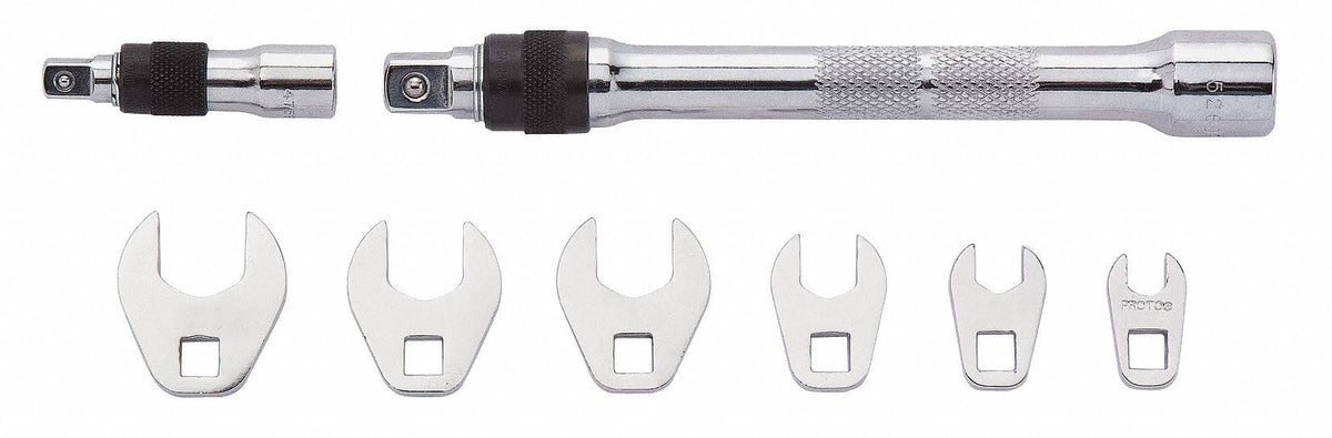 8 Piece Crowfoot Wrench Set with Locking N7510