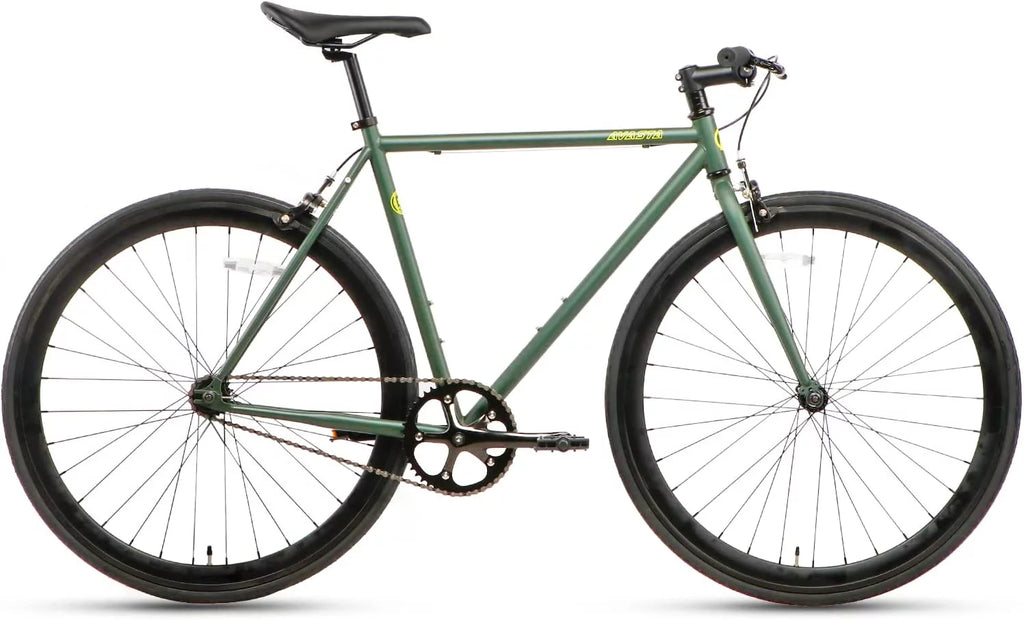 Green Single-Speed Fixed Gear Bike Z72350