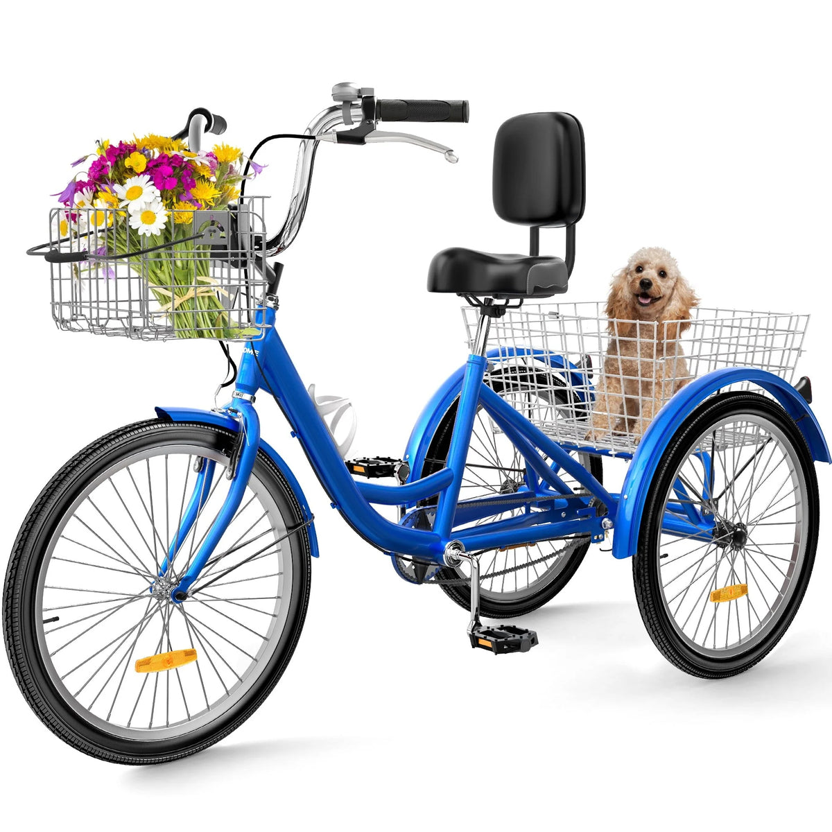 Blue 26 Adult Tricycle 3 Wheel Bike U7029