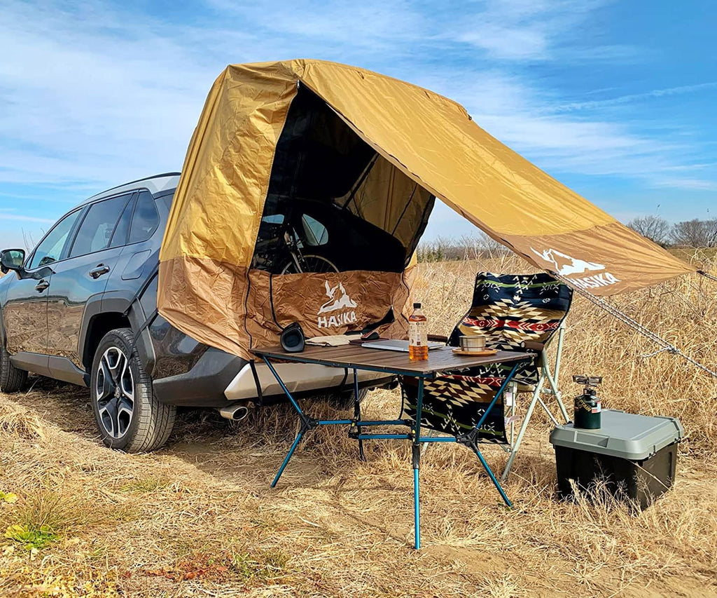 Yellow Waterproof Awning Tent for SUV F897028
