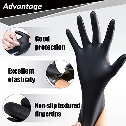 Nitrile Gloves, 4mil-100 Count, Latex Free Disposable Gloves O167