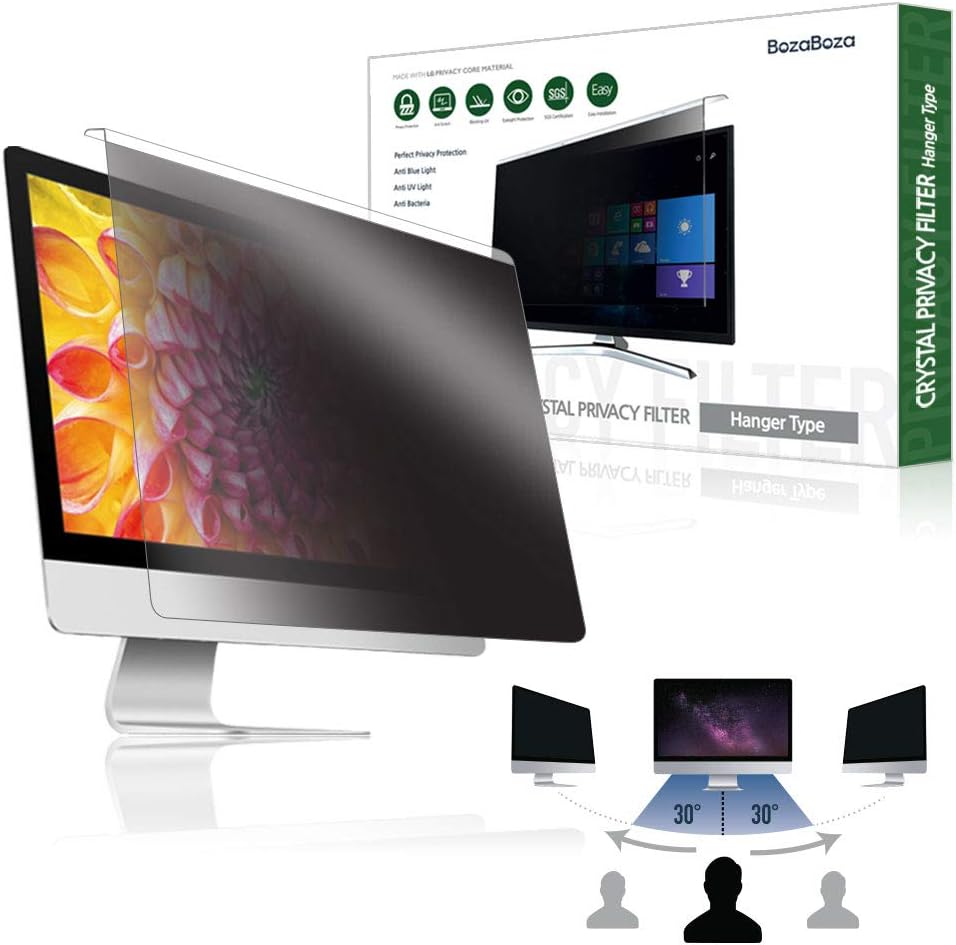 17” Removable Acrylic Privacy Screen for Monitor, Pack of 2 K3691