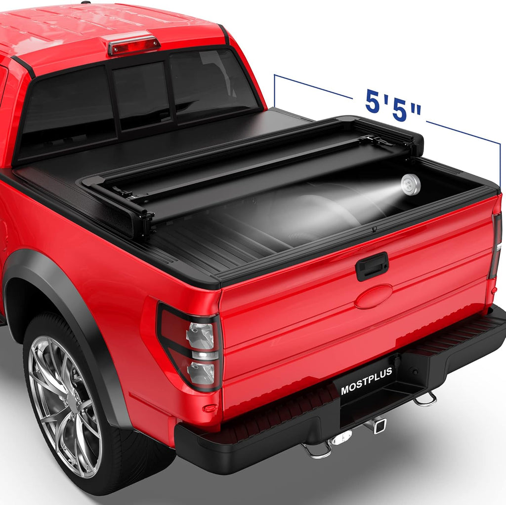 Tri-Fold Soft Folding Truck Tonneau Cover K4669