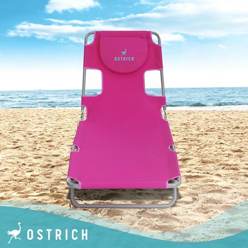 Blue Folding Reclining Outdoor Chaise Lounger T941