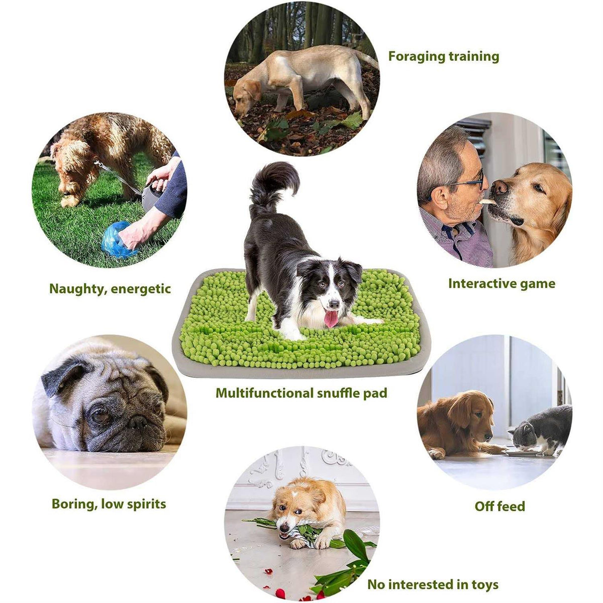 21x16Inch Snuffle Mat for Dogs K742336