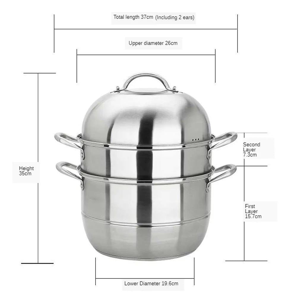 304 Stainless Steel Steamer Pot R856367