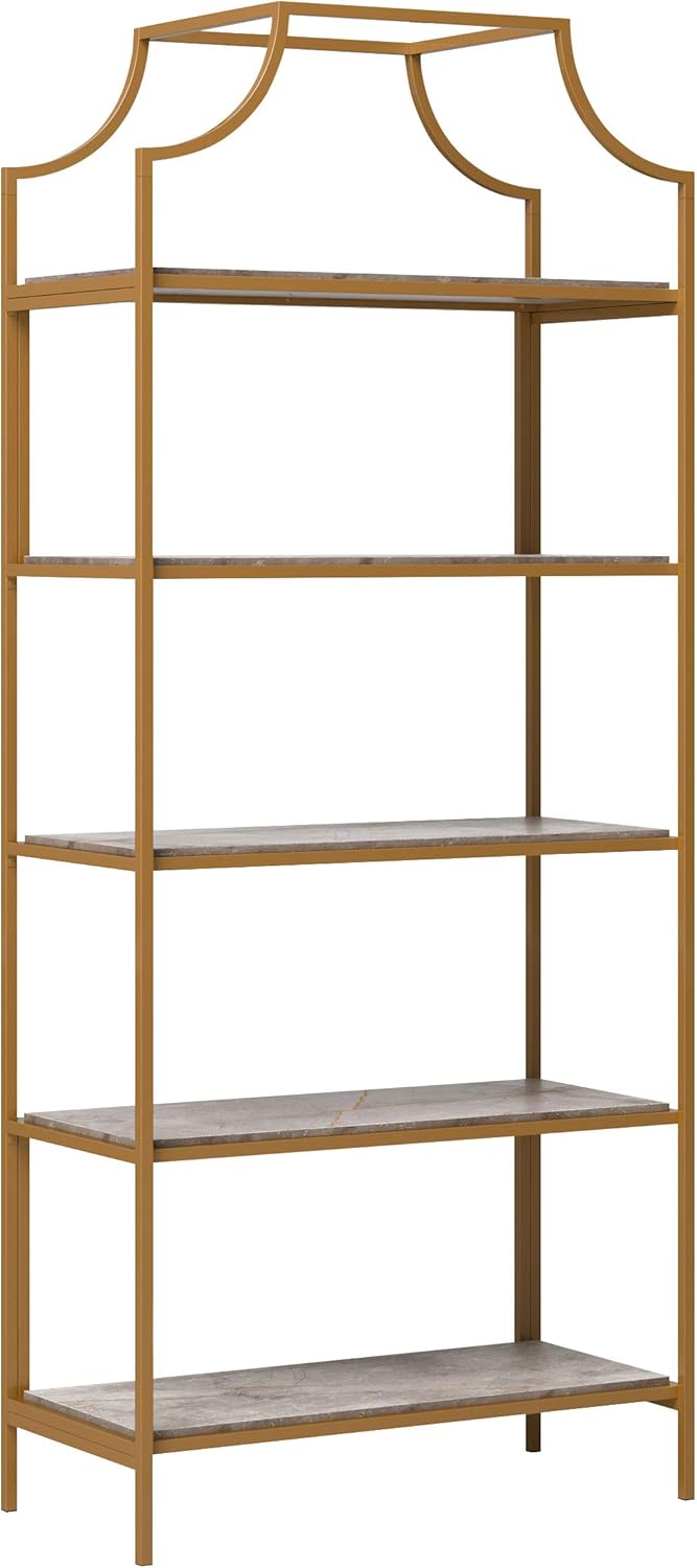 Deco Stone Finish Bookcase H8670