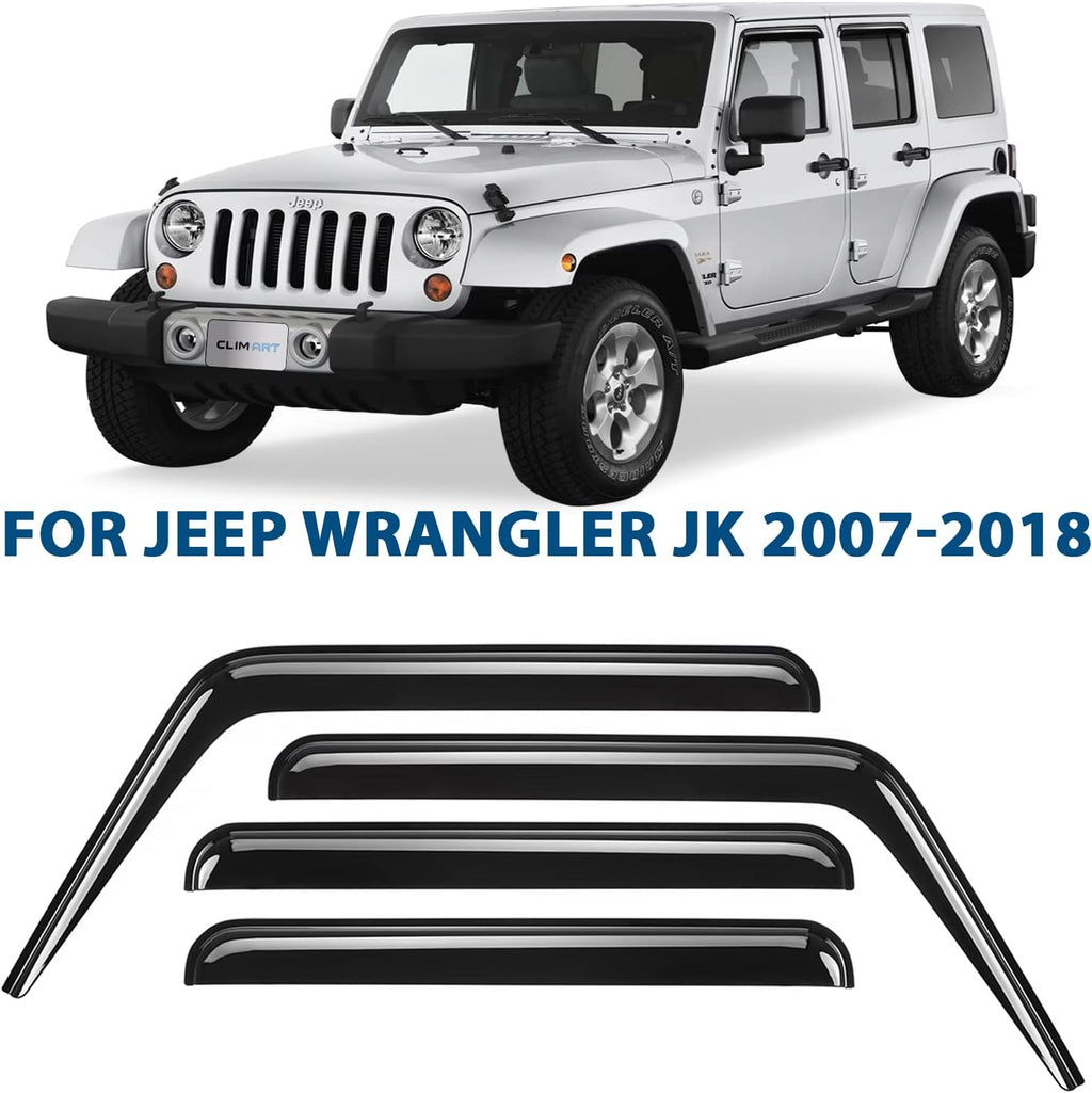 Dark Smoke Window Deflectors 4 pcs V55710