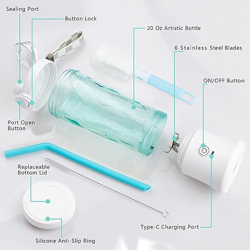 Rechargeable Personal Blender with 600ML Travel Cup B73064