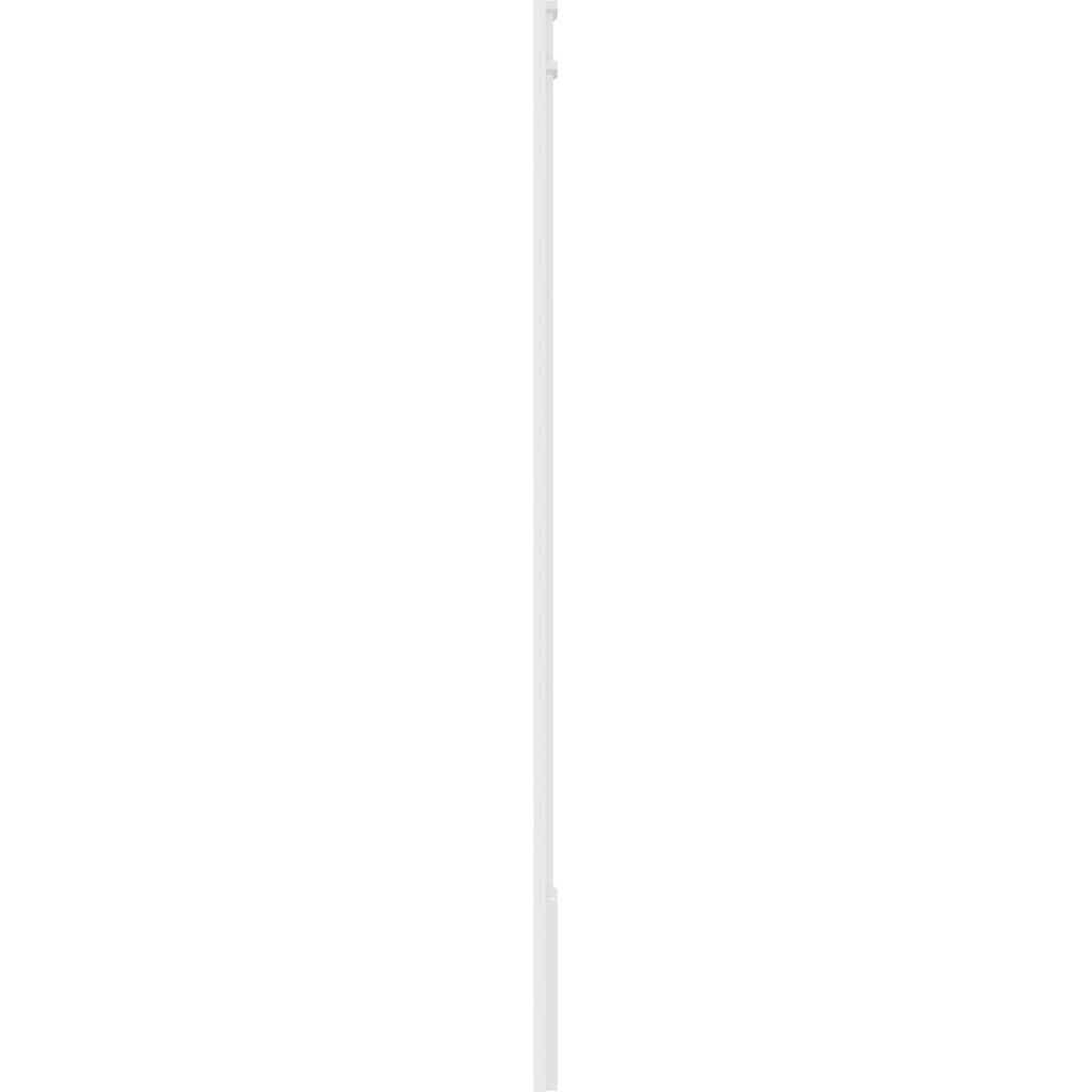 Two Equal Flat Panel PVC Pilaster with Capital and Base (Pair) U9089