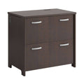 Mocha Cherry 2-Drawer Lateral File Cabinet Q848