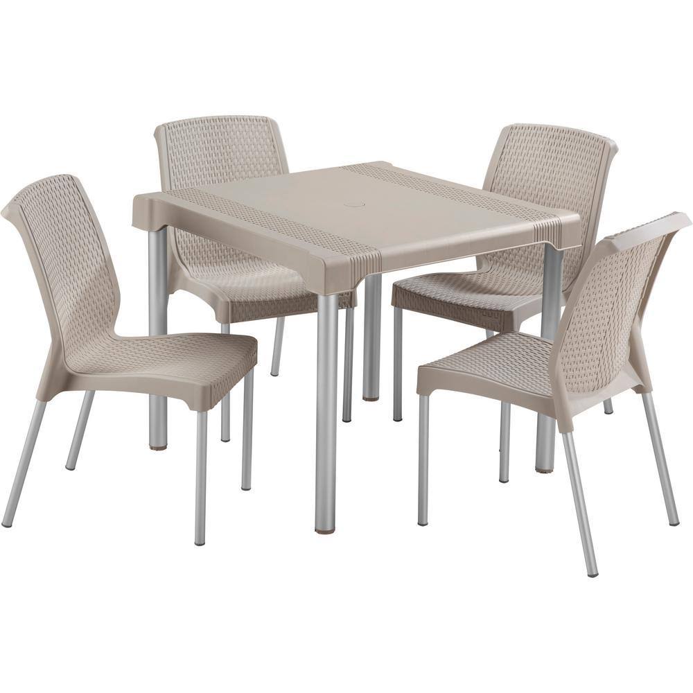 Taupe 5-Piece Patio Set Z5262