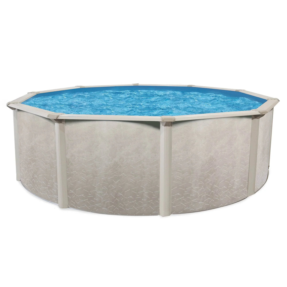 Gray Steel Above Ground Swimming Pool Kit O17792