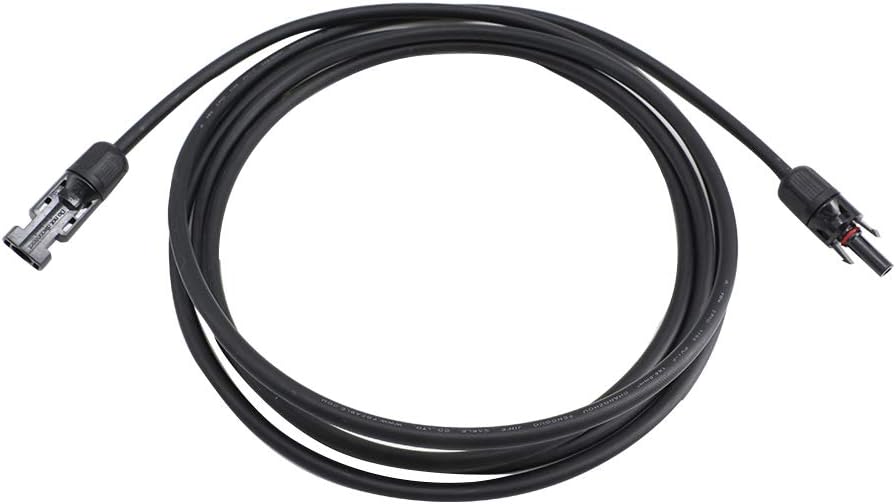 10 AWG 50 Feet Solar Extension Cable with Female and Male Connector A59392